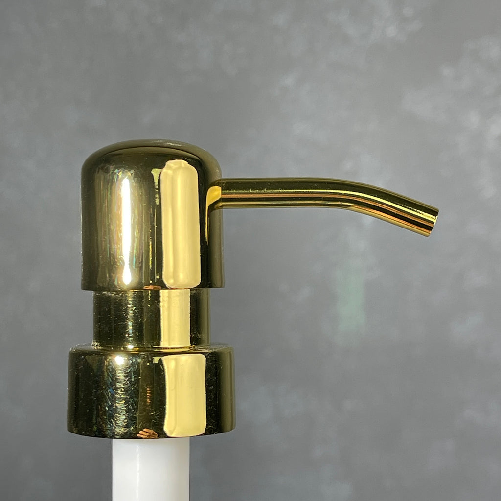 Gold soap dispenser  Shiny gold Bird Head