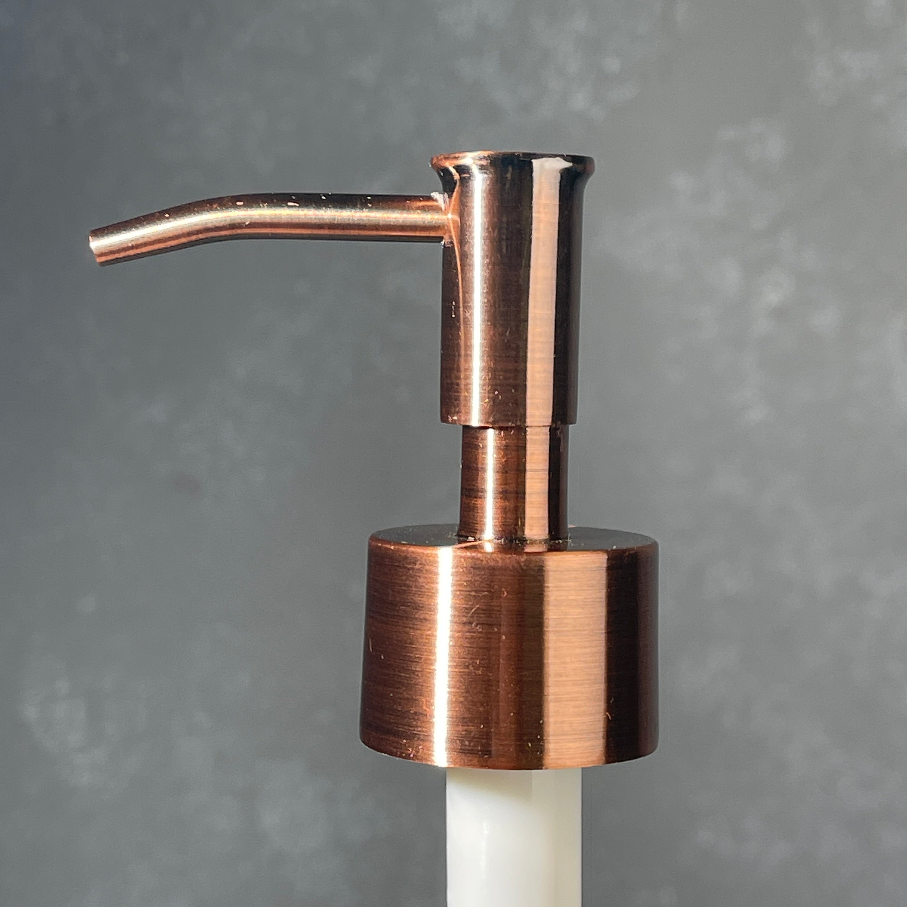 Lotion soap pump head Classic Skinny Head - Bright Copper Finish