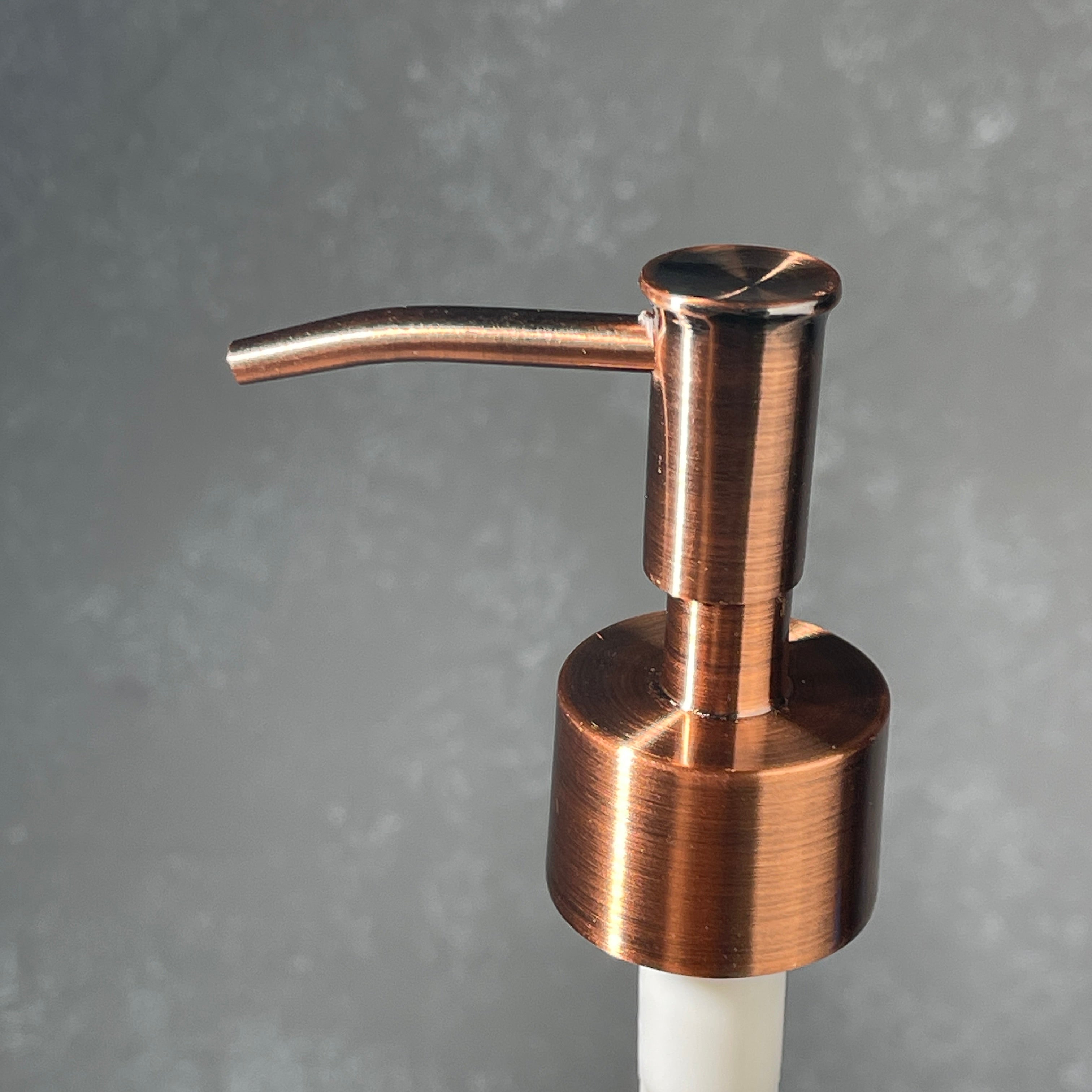 Lotion soap pump head Classic Skinny Head - Bright Copper Finish