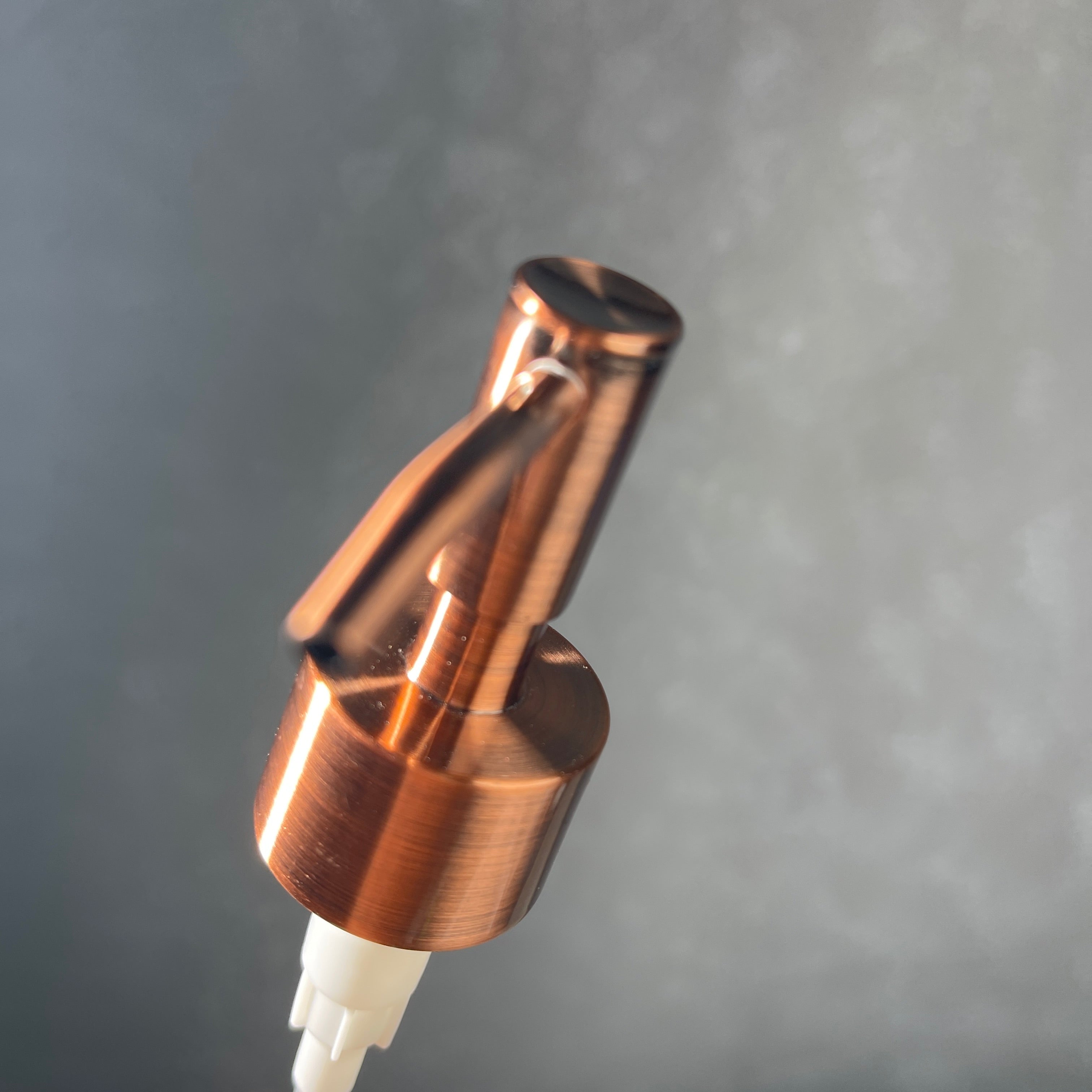 Lotion soap pump head Classic Skinny Head - Bright Copper Finish