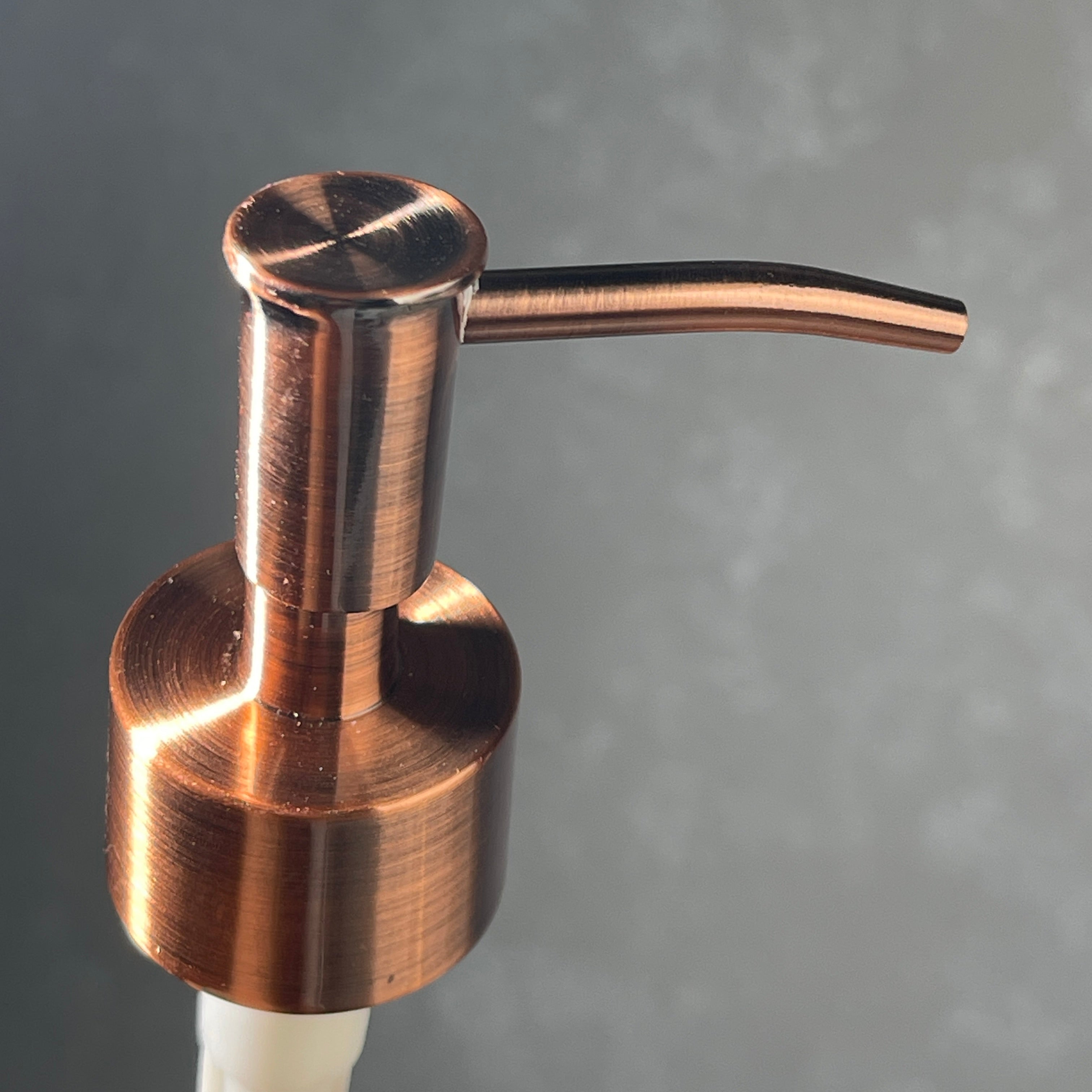 Lotion soap pump head Classic Skinny Head - Bright Copper Finish