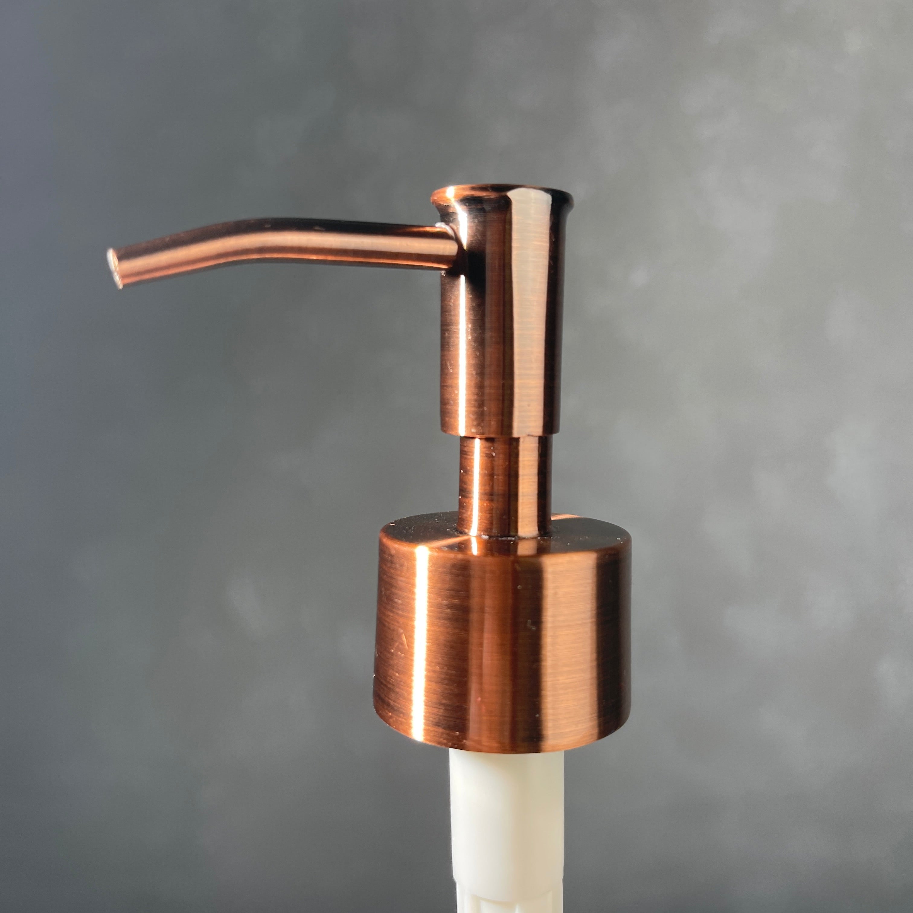 Lotion soap pump head Classic Skinny Head - Bright Copper Finish