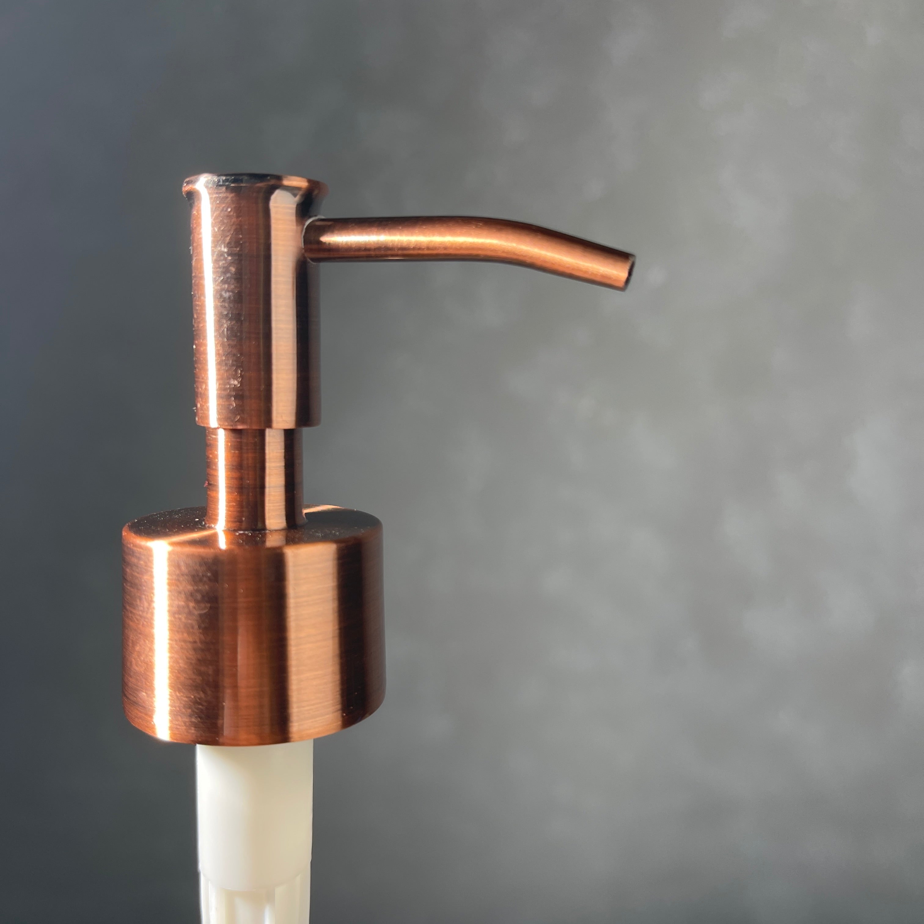 Lotion soap pump head Classic Skinny Head - Bright Copper Finish