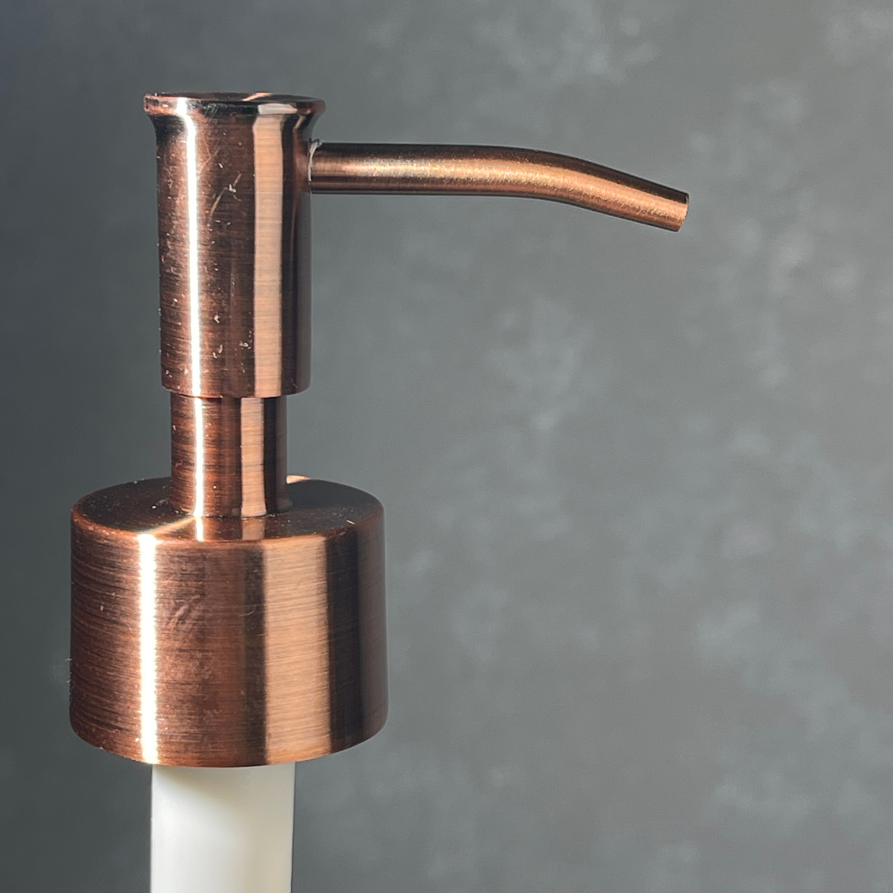 Lotion soap pump head Classic Skinny Head - Bright Copper Finish
