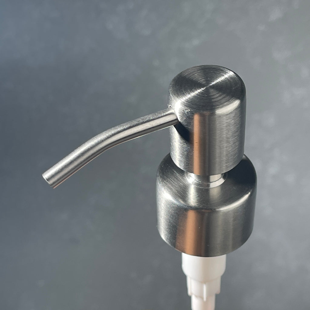 stainless soap dispenser top reduced profile 