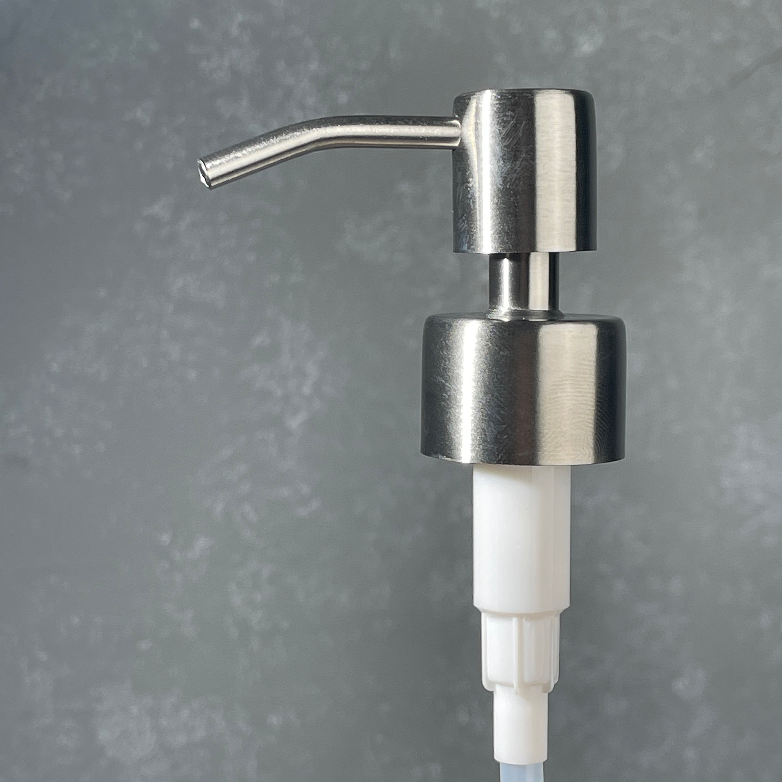 stainless soap dispenser top reduced profile 