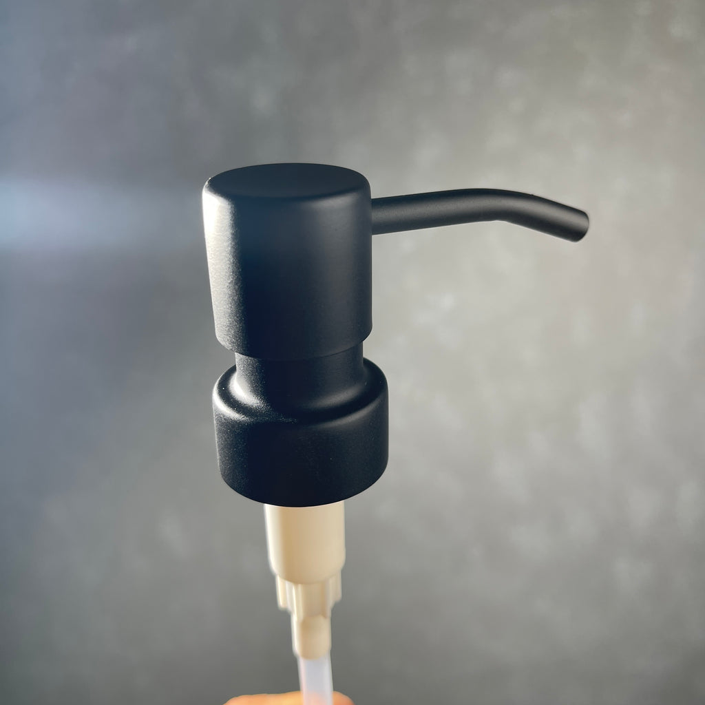 replacement black coated stainless steel soap pump