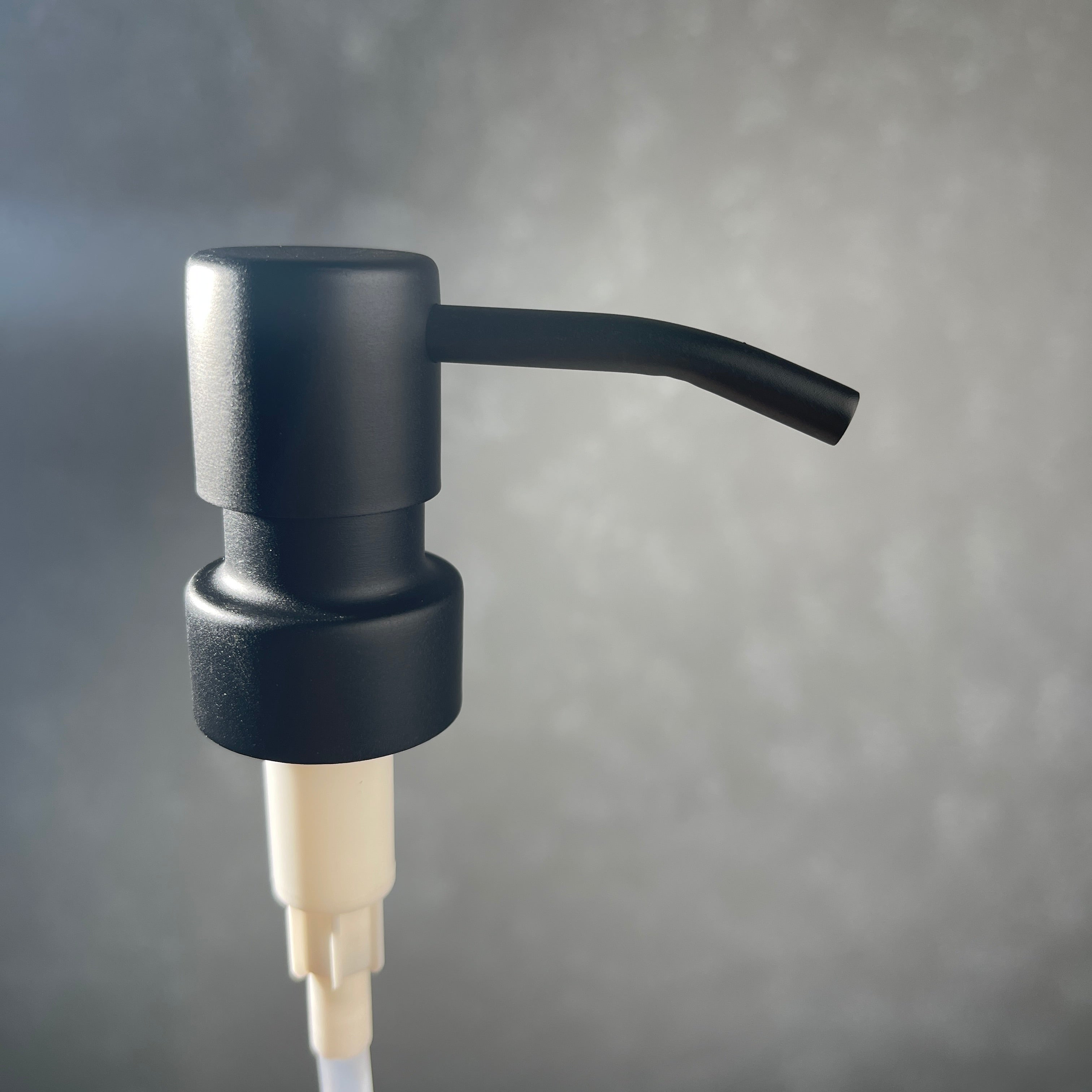replacement black coated stainless steel soap pump