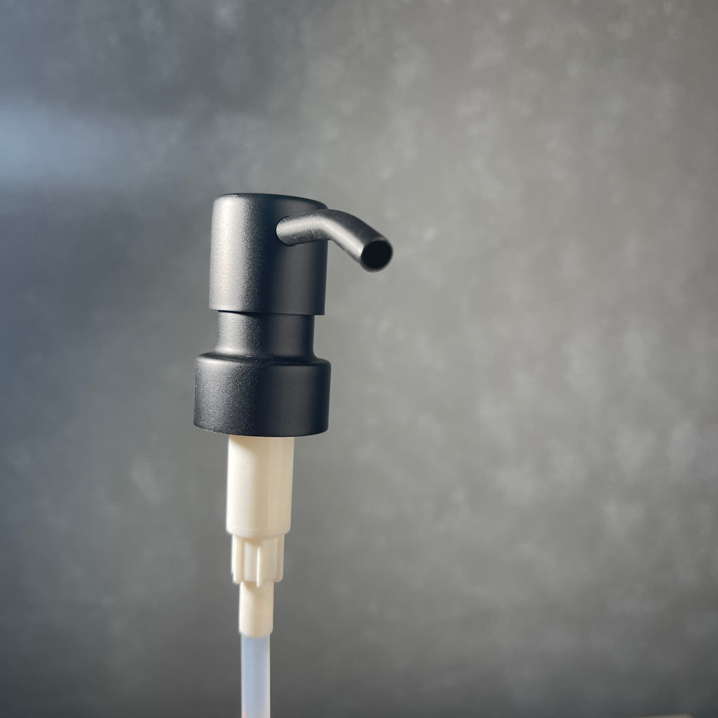 replacement black coated stainless steel soap pump