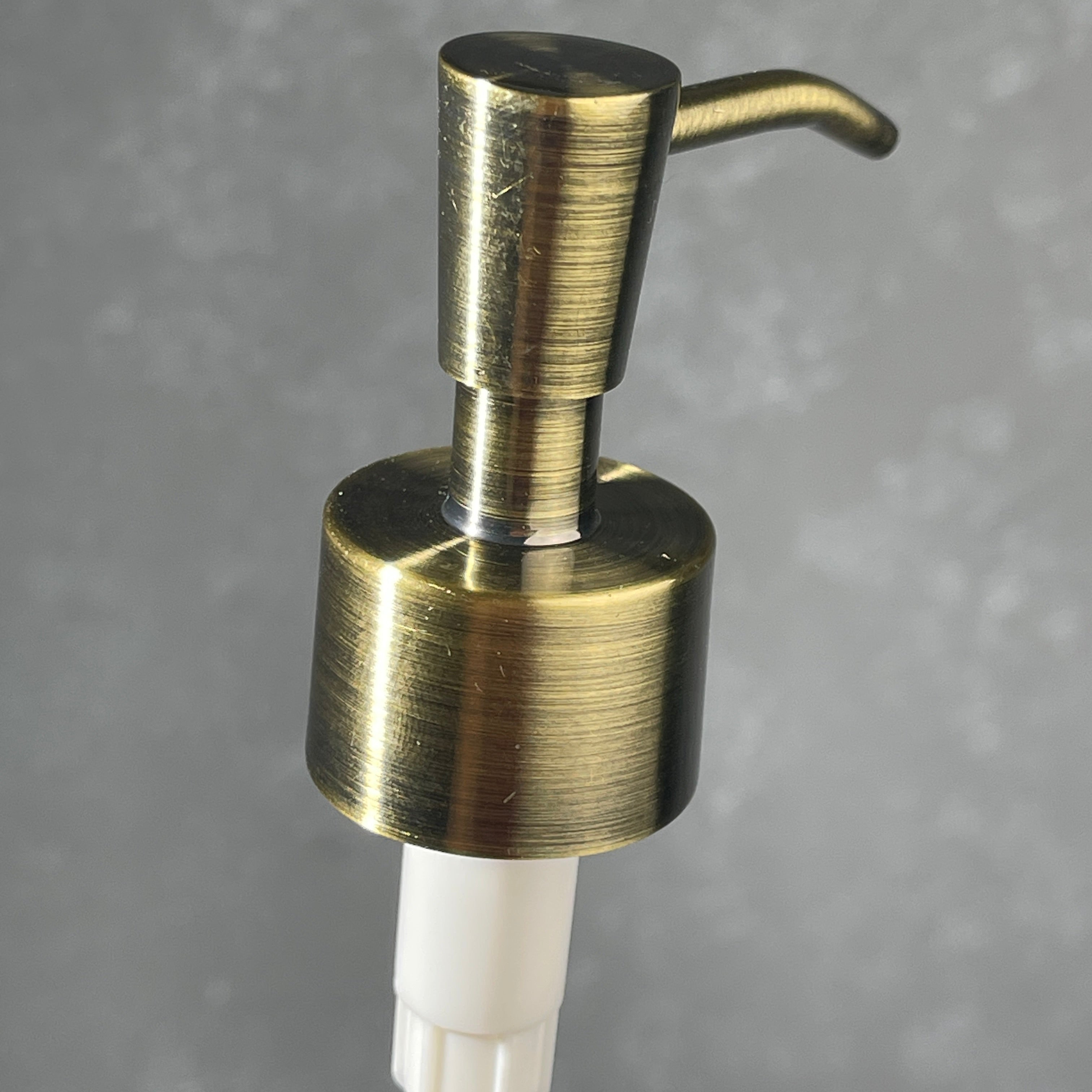 brass soap pump inverted cone style