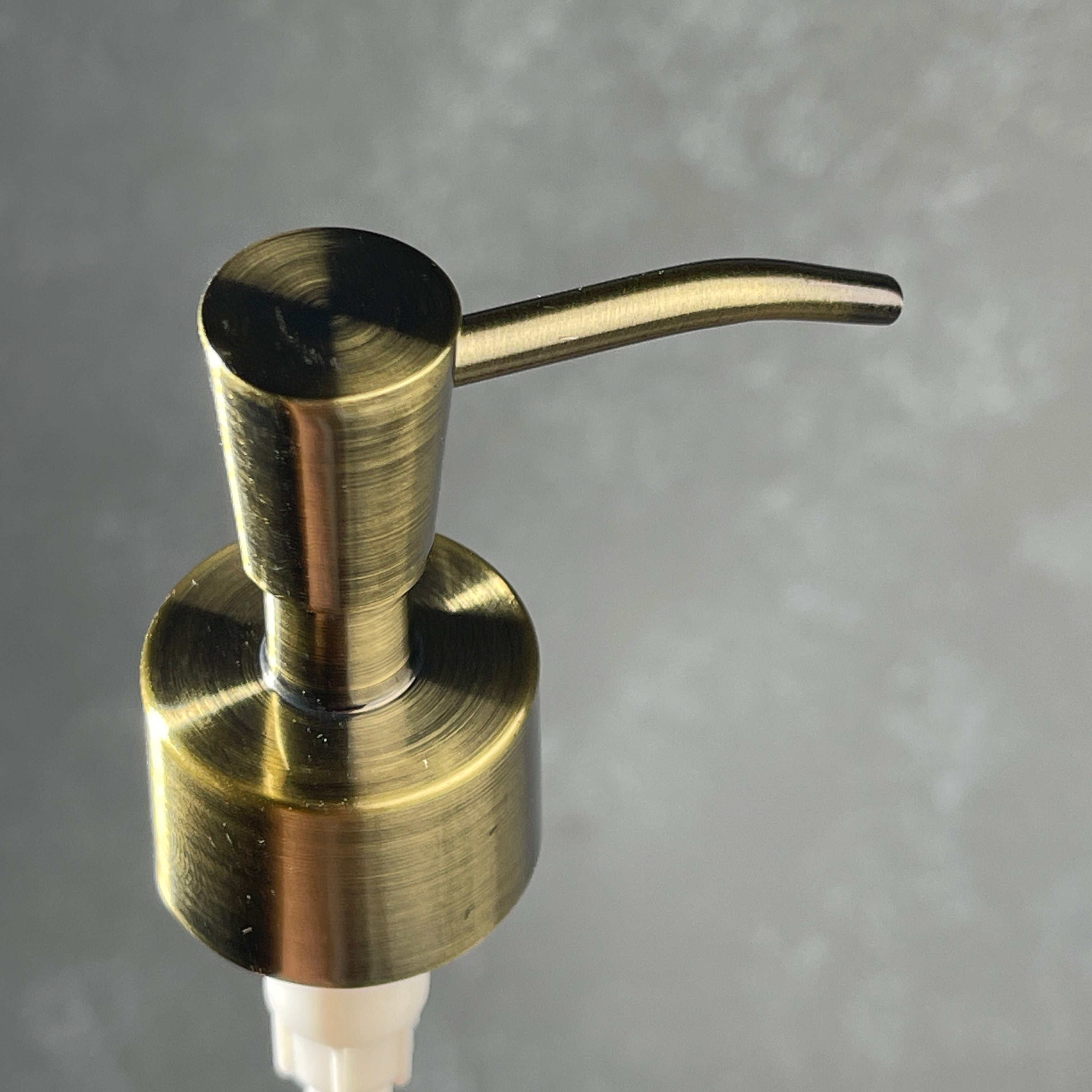 brass soap pump inverted cone style